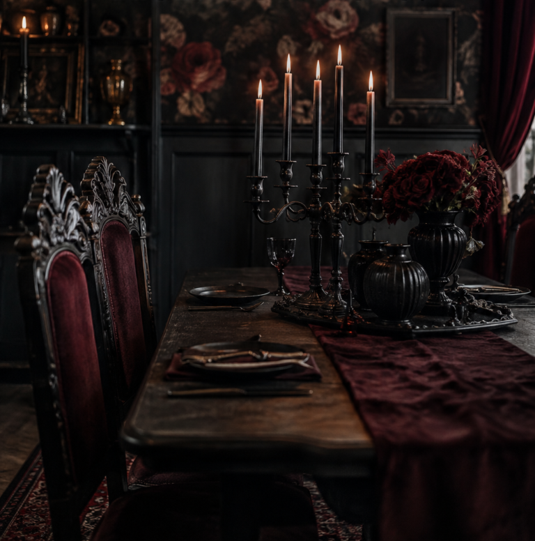 Gothic Dining Room Styling: A Room-by-Room Guide for Renters and Homeowners