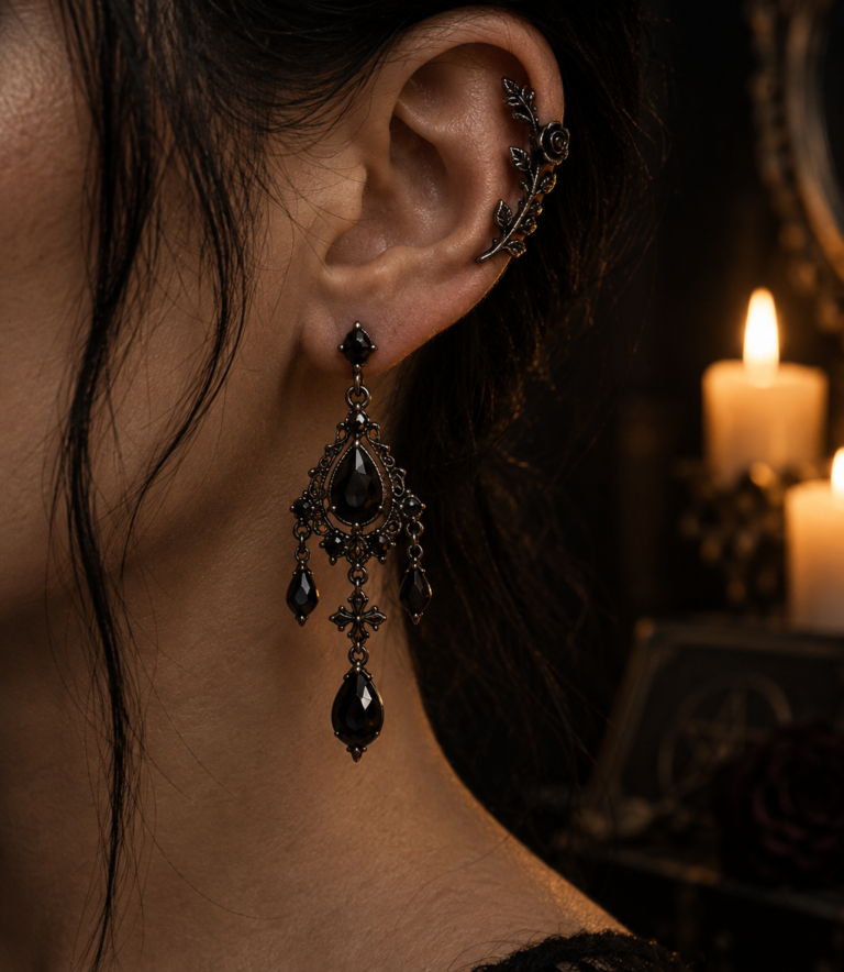 Gothic Earrings: The Complete Style & Metal Guide